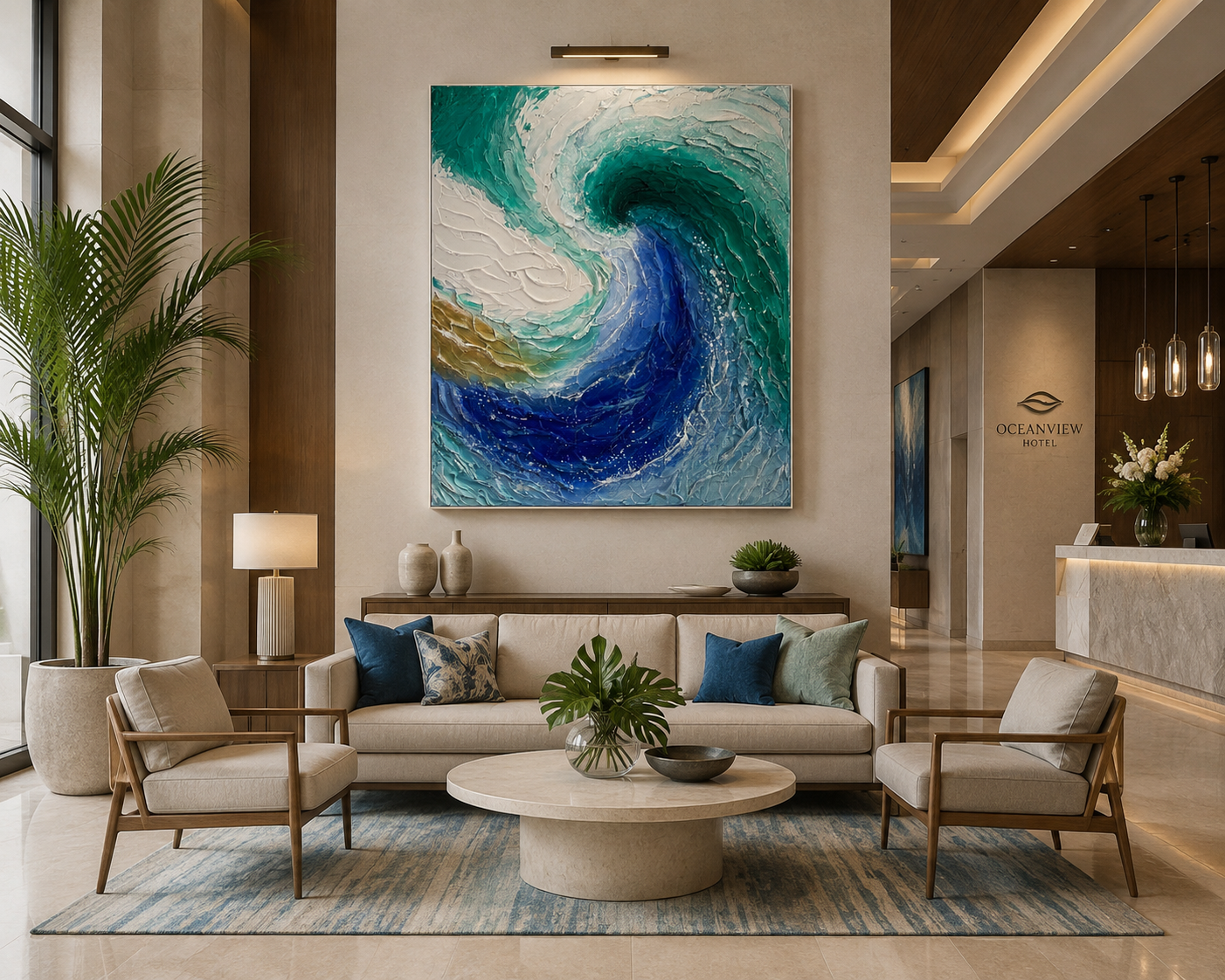 Spiral Wave original painting